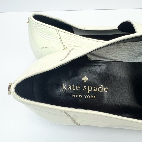Kate Spade New York Leather Loafer / Shoes, Size 7.5M Color Ivory - Picture 5 of 8